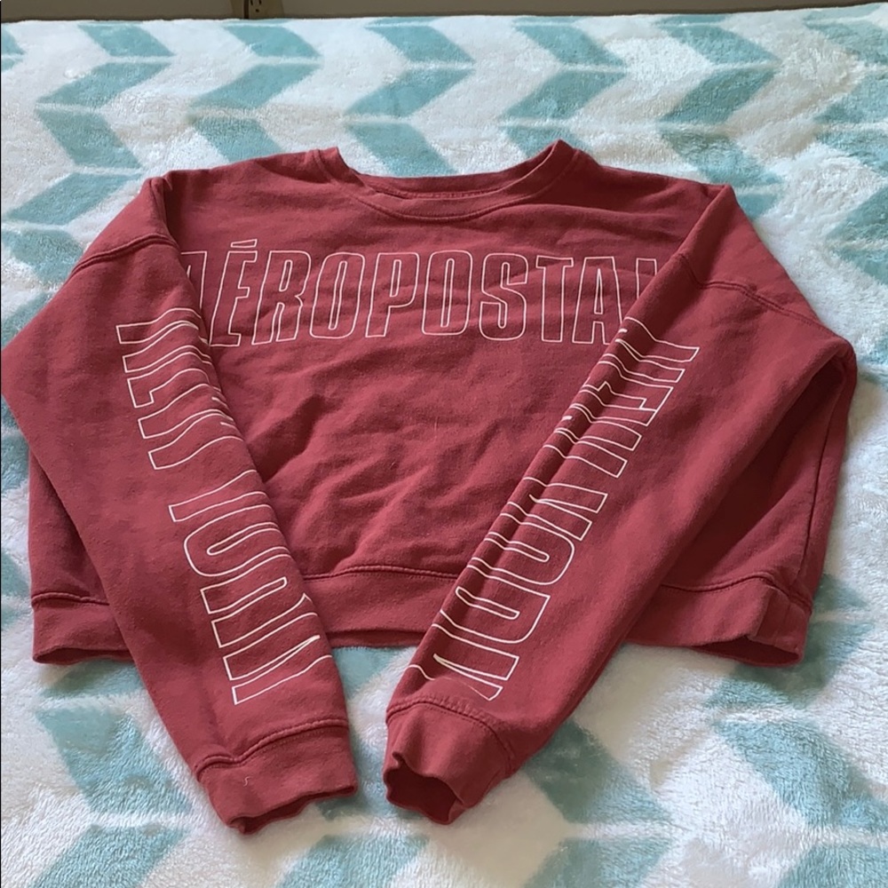 Aeropostale long sleeve crop top